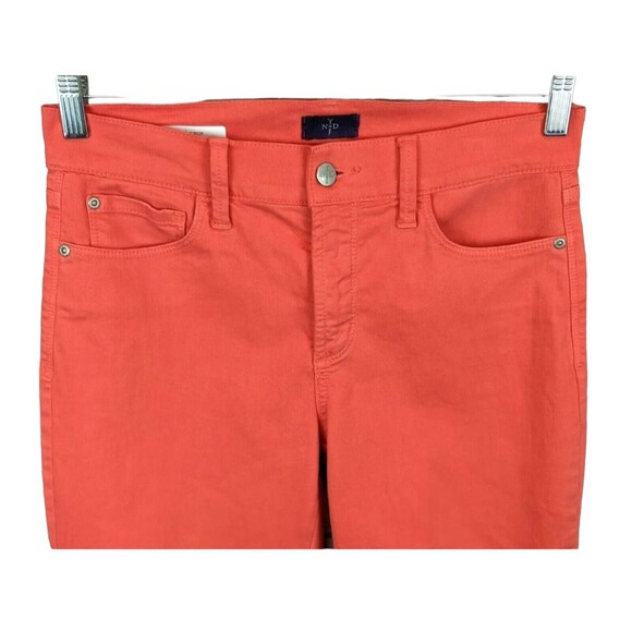 NYDJ Not Your Daughters Jeans Coral Lift Tuck Ariel Crop Jeans w Rhinestones  4 - Picture 3 of 11